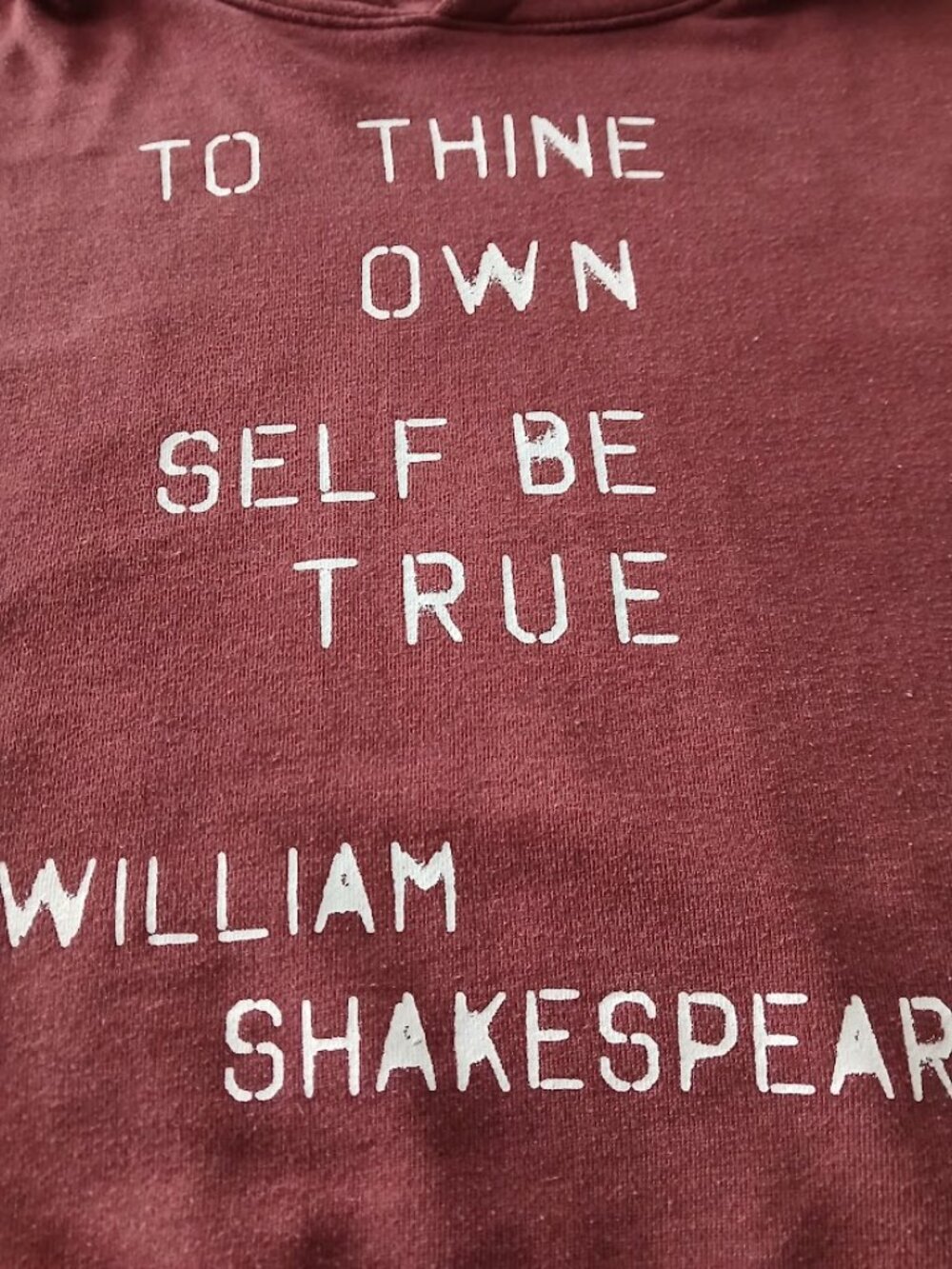 William Shakespeare Hoody by Forever 21 -size M - Picture 2 of 4